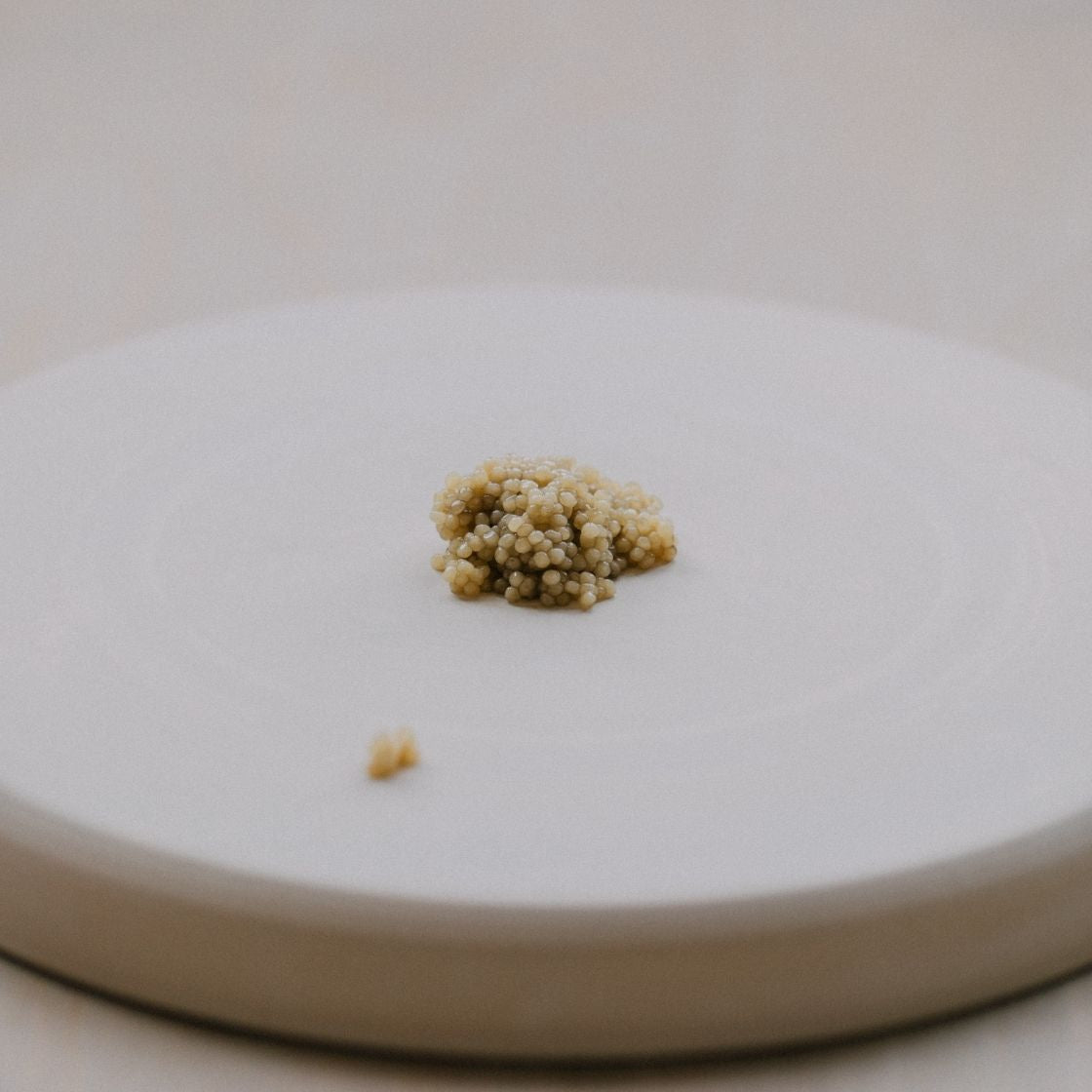 Single serving of La Caviare Almas caviar